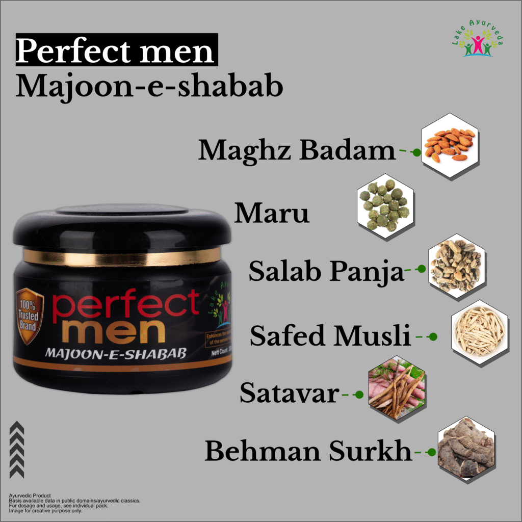 Key Ingredients of Perfect Men Majoon-e-Shabab