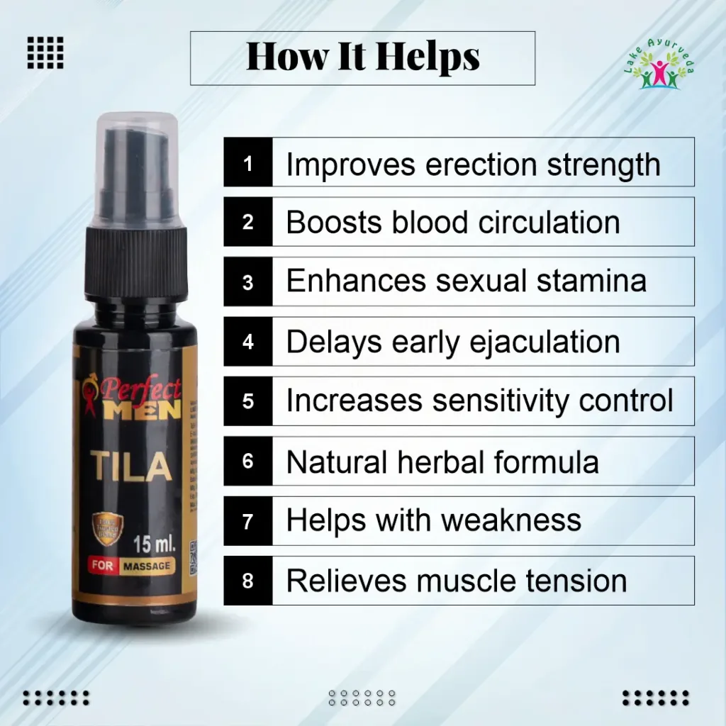 Key Benefits of Perfect Men Tila Spray