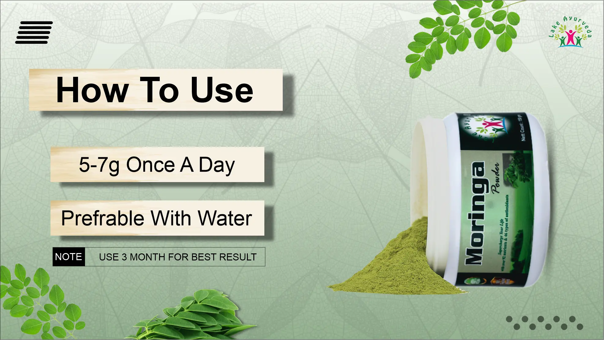 How to Use Moringa Powder