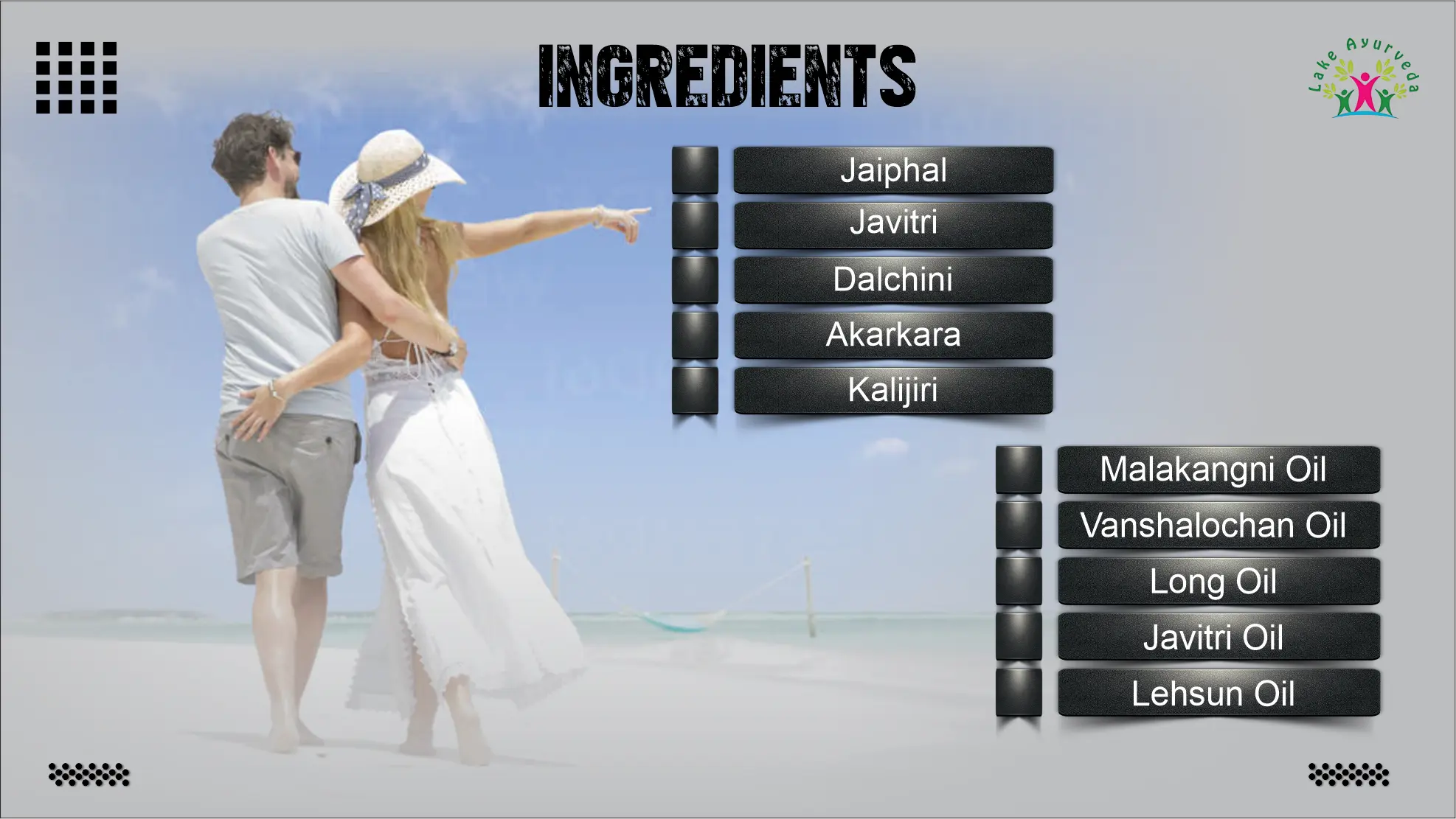 Key Ingredients of Perfect Men Tila Khas Spray