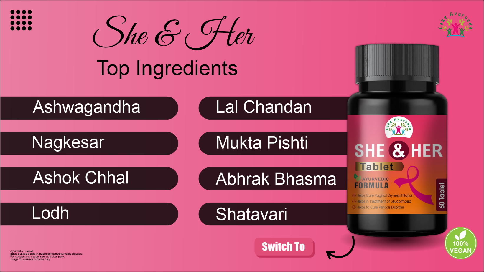 Key Ingredients of She and Her Tablets