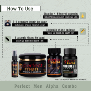How to Use Perfect Men Alpha Combo