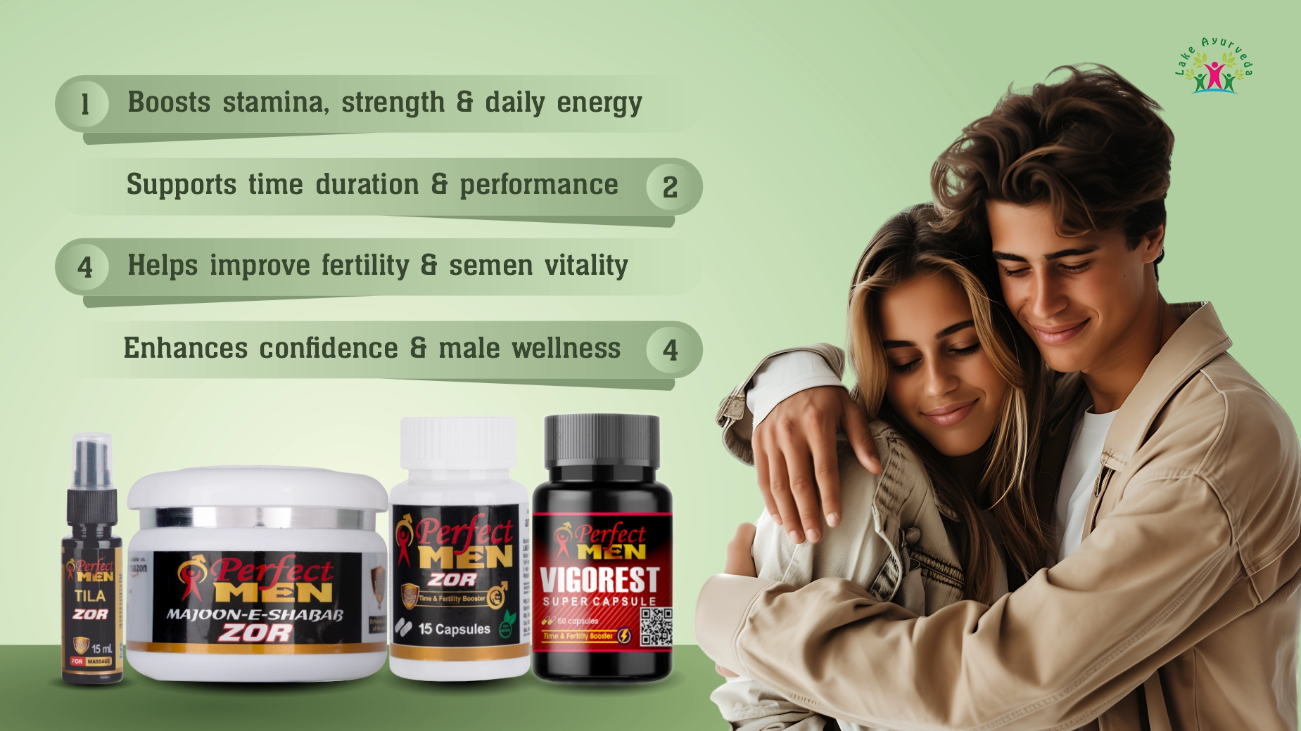 Key Benefits of Perfect Men Supreme Combo