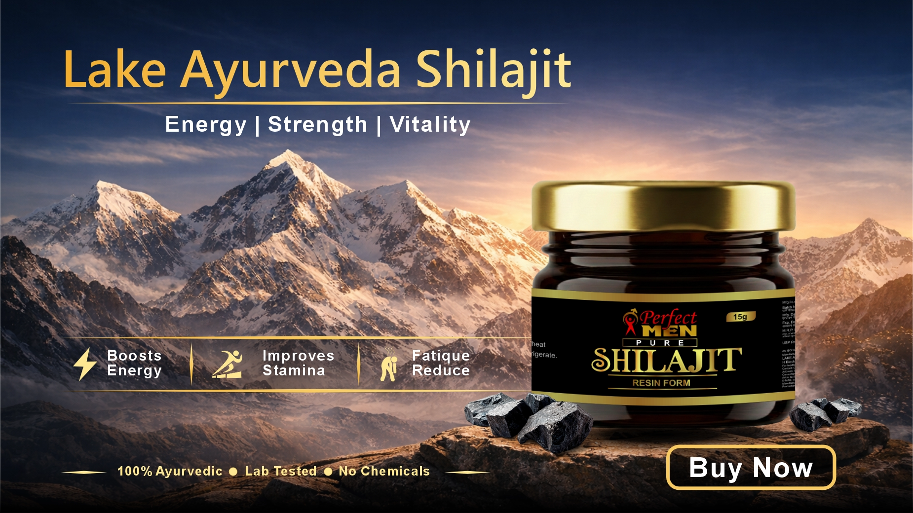 Perfect Men Pure Shilajit