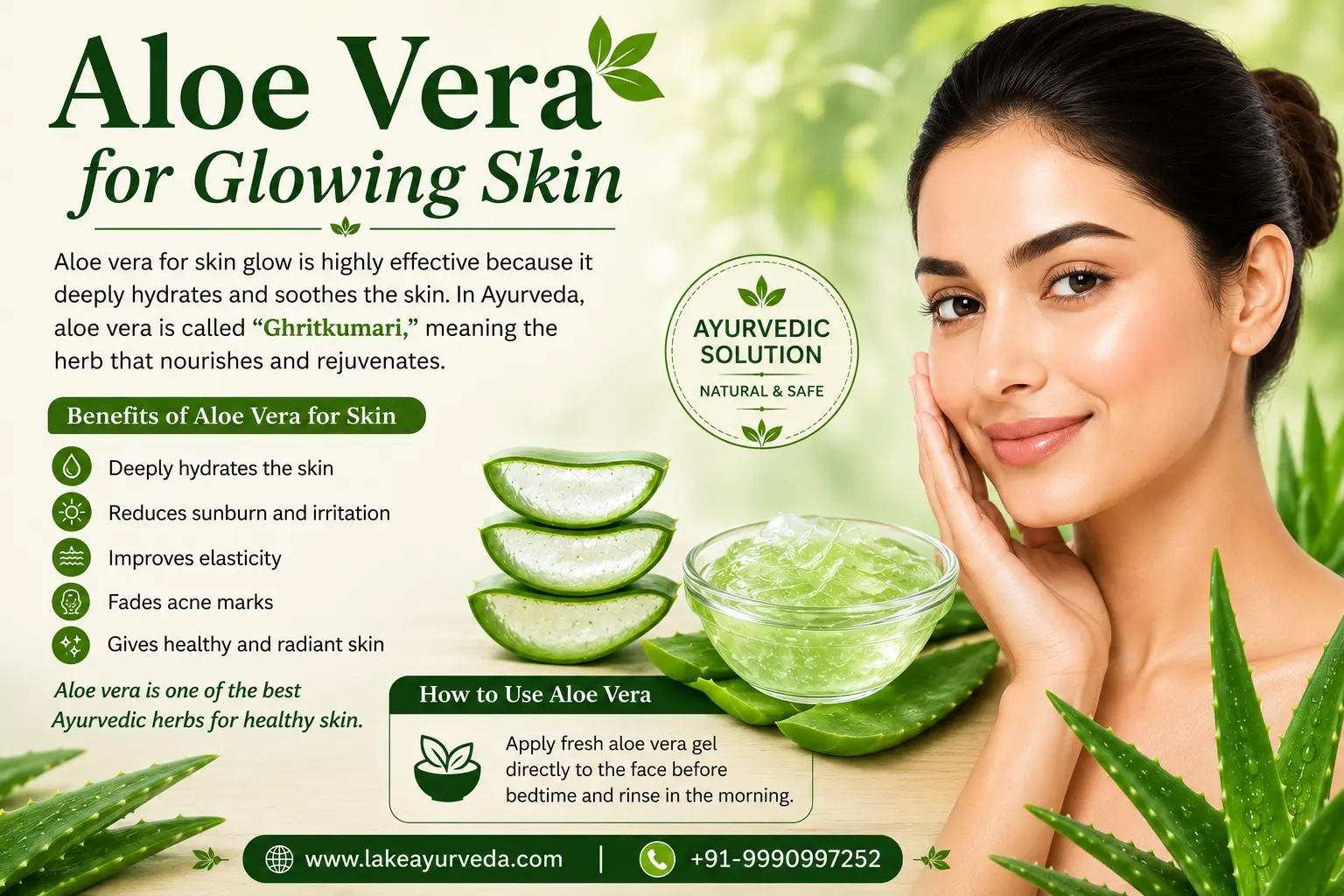 Aloe Vera for Glowing Skin
