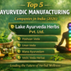 Top 5 Ayurvedic Manufacturing Companies in India