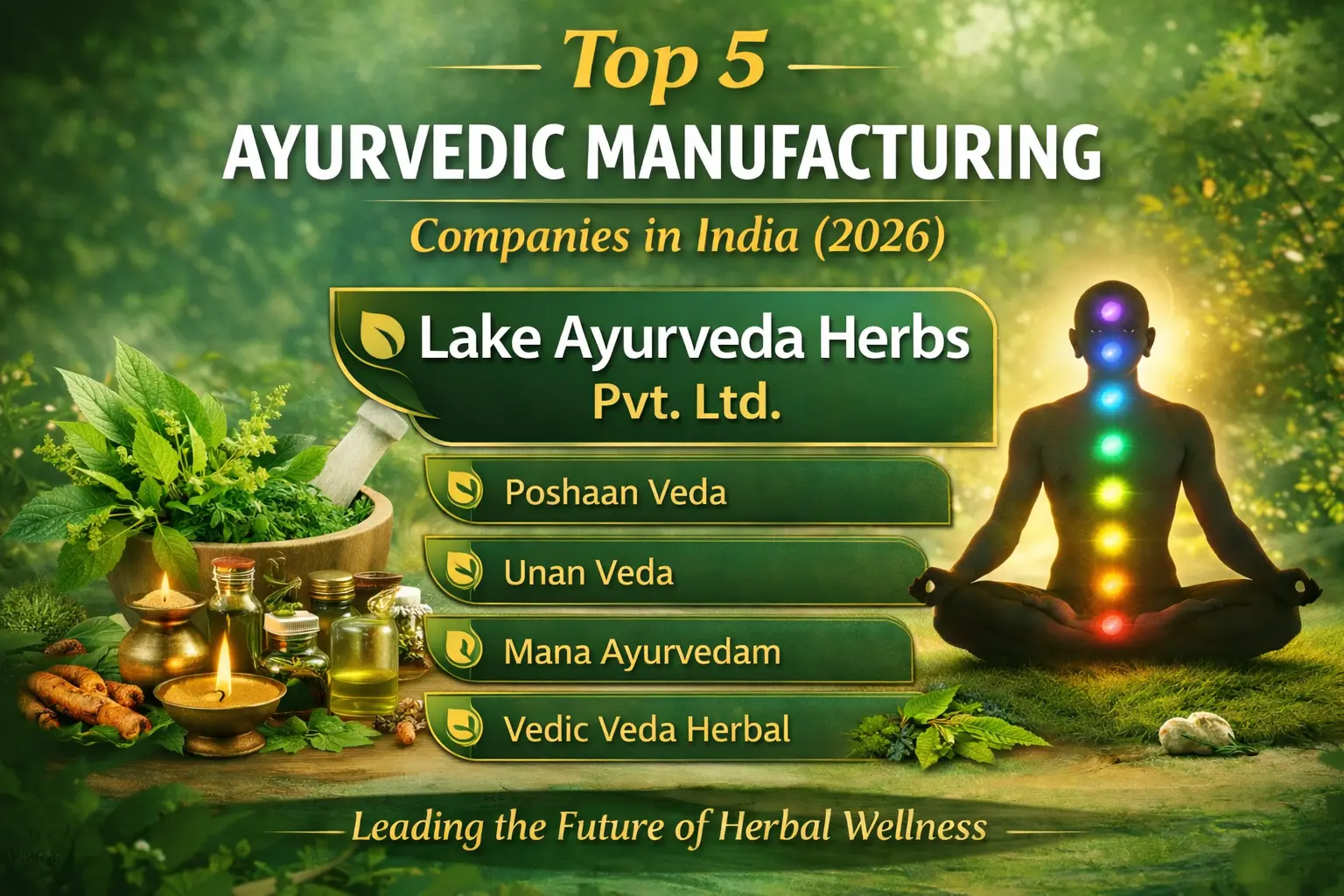 Top 5 Ayurvedic Manufacturing Companies in India