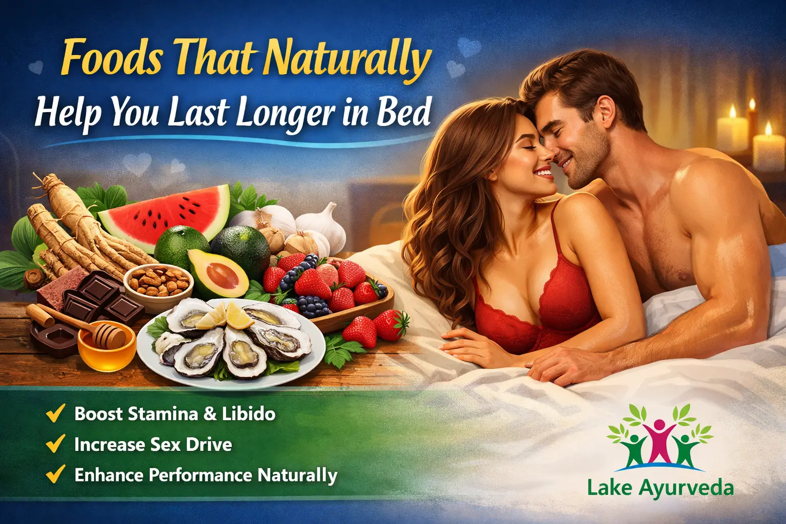 Foods That Naturally Help You Last Longer in Bed