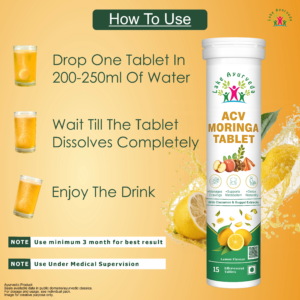 How to Use ACV Moringa Tablet​