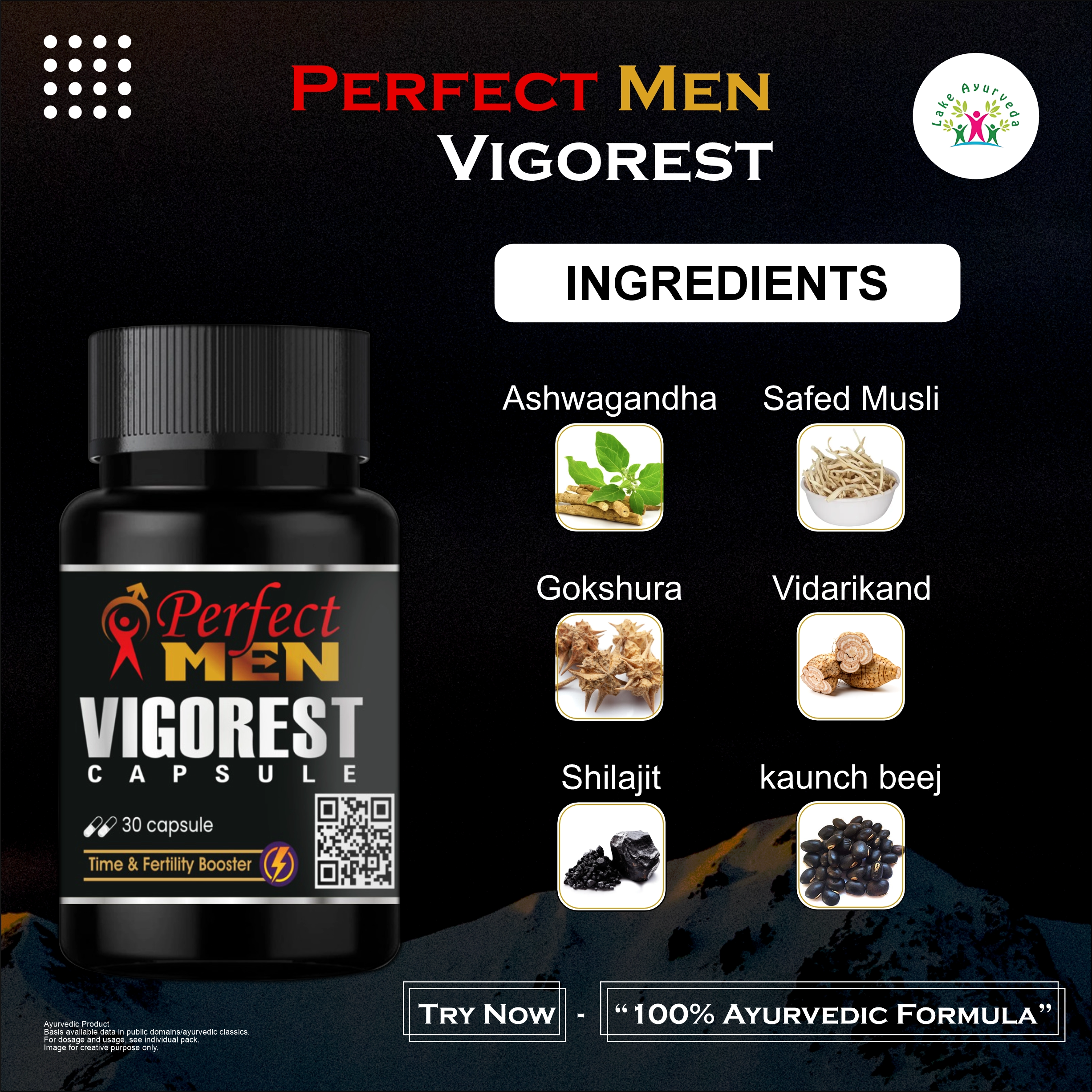 Key Ingredients of Perfect Men Vigorest Silver Capsule Key Ingredients of Perfect Men Vigorest Silver Capsule