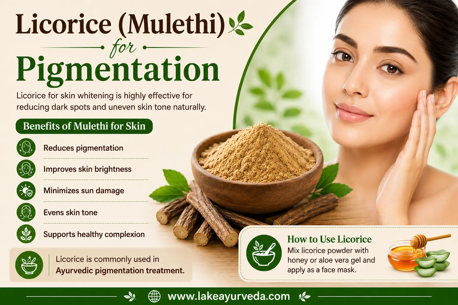 Licorice (Mulethi) for Pigmentation