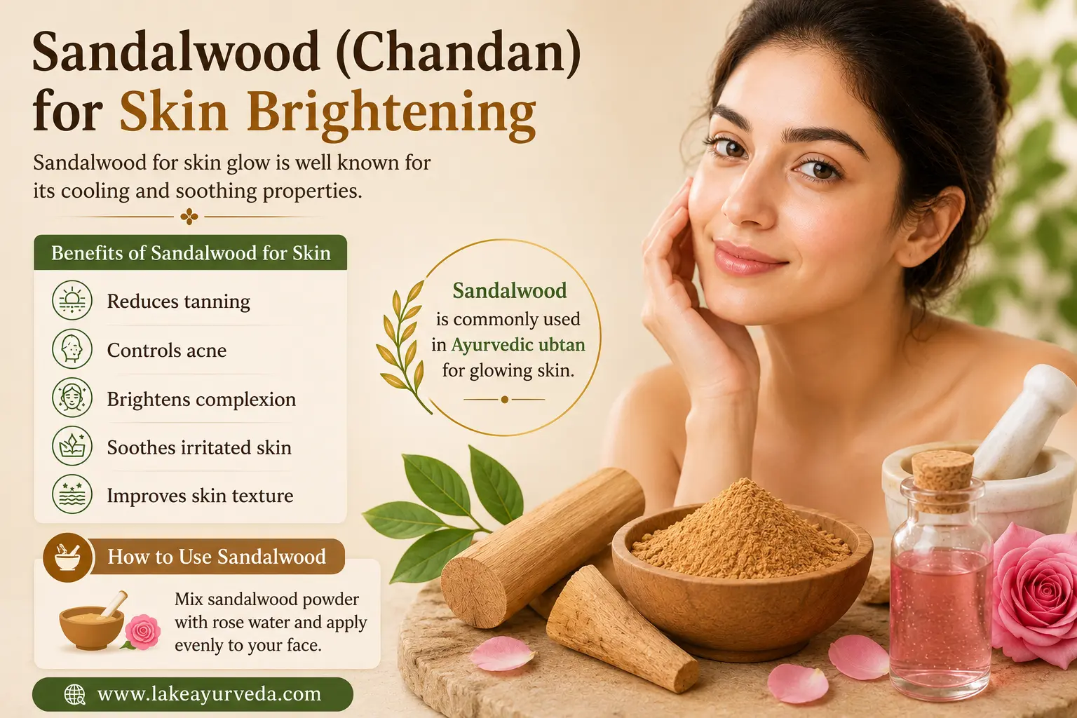 Sandalwood (Chandan) for Skin Brightening