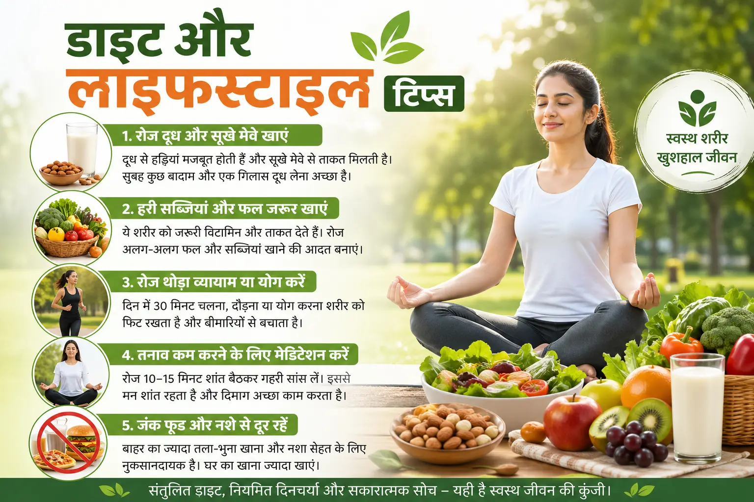 डाइट और लाइफस्टाइल टिप्स