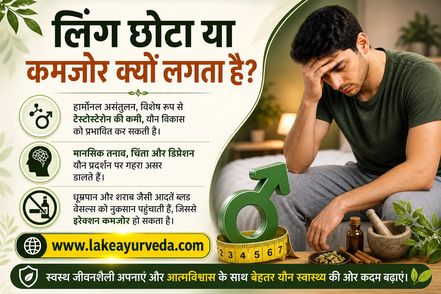 लिंग छोटा या कमजोर क्यों लगता है