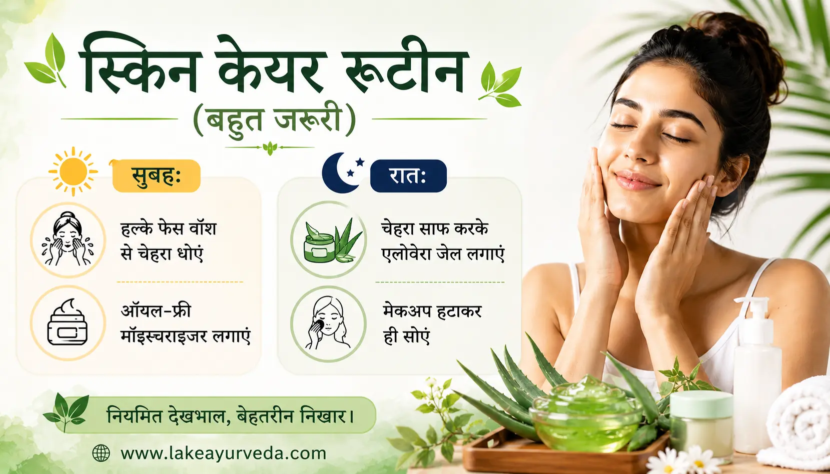 स्किन केयर रूटीन (बहुत जरूरी)